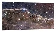 ARTCANVAS NASA James Webb Telescope JWST Cosmic Cliffs Carina Nebula NIRCam Space Galaxy Astronomy Photograph Canvas Art Print Stretched Wall Decor - 36" x 12" (0.75" Deep)