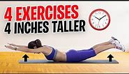 Grow 4 Inches Taller With 4 Stretching Exercises (Just in 4 Weeks)
