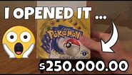 I Opened MY $250,000.00+ Pokemon Booster Box ... (Base Set 1ST EDITION)