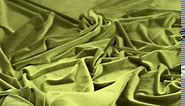 Premium Stretch Velvet Fabric by The Yard - Soft and Luxurious Upholstery Fabric - Versatile and Stretchy - Ideal for Clothing Home Decor and Crafts - 1 Yard (Olive)