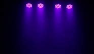 U`King Rechargeable Black Lights for Glow Party Halloween Battery Powered Portable Black Light DMX Control 36 LED UV Wireless Uplights for Glow in The Dark Parties DJ Disco Events Bar 8 Pack