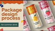 Packaging Design for Summer Soda | Forest Mist