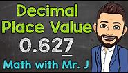 Finding the Value of the Underlined Digit | Decimal Place Value | Math with Mr. J