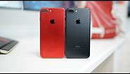RED VS BLACK iPhone 7 Plus!