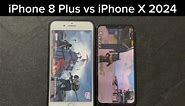 iPhone 8 Plus vs iPhone X - PUBG test
