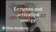 Enzymes and activation energy | Biomolecules | MCAT | Khan Academy