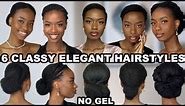 6 SIMPLE CLASSY ELEGANT PUT TOGETHER NATURAL HAIRSTYLES ON 4C HAIR