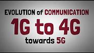 1.2 - EVOLUTION OF COMMUNICATION - FROM 1G TO 4G & 5G