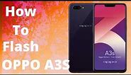 How to flash Oppo A3s | Oppo A3s Flash File with Flashing Guide with SP Flash Tool