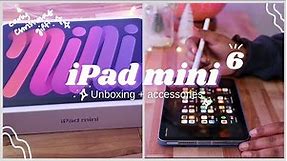 2021 iPad Mini 6 Purple + Accessories Unboxing | Early Christmas Gift and first look!