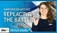 Samsung Galaxy A52 – Battery replacement [including reassembly]