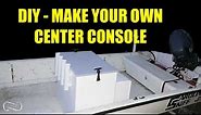 DIY HOW TO BUILD CUSTOM FIBERGLASS CENTER CONSOLE J 16 CAROLINA SKIFF