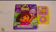 Nickeodeon Dora the Explorer "Let's Sing!" Songbook and Music Player