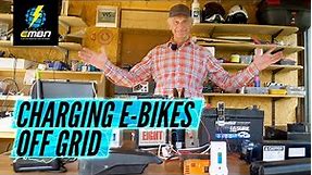 3 Levels Of Off Grid E Bike Charging | Amateur To Pro Setup