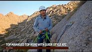How to Belay off of an Anchor using a Guides Style ATC