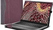 VEVOOD Laptop Sleeve for Lenovo Yoga 7 9i C740 S740 C940 ldeaPad Slim 5 5410 5402 5409 Dell Latitude 7430 14" inch Two Piece Detachable Case (14" inch, Wine red)