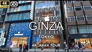 [4K] Japan Walk Tour | Ginza | Apple Store | Tokyo | Part 2