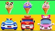 Chillin' Chillin' Ice Cream | Wheels on the Bus | Monster Truck | Kids Songs | BabyBus - Cars World