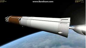 Ariane 2 Launch In Orbiter