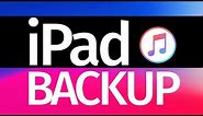How to Backup iPad using iTunes in your computer (PC & Mac) iPad mini iPad Pro iPad Air