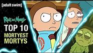 Top 10 Mortyest Mortys of All Time | Rick and Morty | adult swim