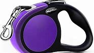 Heavy Duty Retractable Dog Leash-16ft Strong & Durable Walking Leash for S to L Dogs up to 45/115 lbs, Upgraded Lock System, Non Slip Grip, Tangle Free (Small/Medium, Purple)