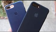 New Apple iPhone 7 Plus / 8 Plus Silicon Case unboxing : Blue Cobalt