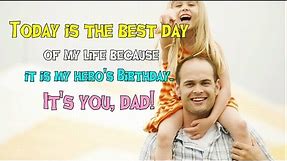 Birthday Wishes for Dad from Daughter || Father Birthday Wishes