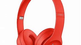 Restored Beats by Dr. Dre Beats Solo3 Wireless OnEar Headphones Citrus Red MX472LL/A (Refurbished)