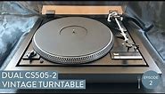 Dual CS505-2 vintage turntable review - Hifi reviews from Fluteboy