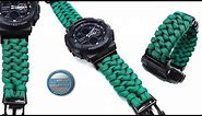 How to Make a Paracord Watch Band - DIY Paracord Watch Strap Snake Knot Fast and Easy