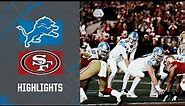 Lions lose a heartbreaker to the 49ers | Lions vs. 49ers NFC Championship Highlights