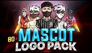 Best Free Fire Mascot Logo Pack | Logo For Gaming Youtube Channel | Mascot Logo Pack | Wanted OP
