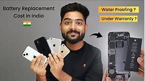 All iPhones Battery Replacement Cost in India ? 😱 Best time to replace, Warranty & more..