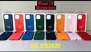 NEW Apple Silicone Case for 📱 iPhone 13 | 13 Mini | 13 Pro | 13 Pro Max /Will my old cases fit?
