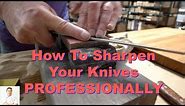 How To Sharpen Your Japanese Knives PROFESSIONALLY