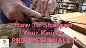 How To Sharpen Your Japanese Knives PROFESSIONALLY