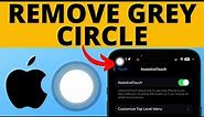 How to Get Rid of Little Circle on iPhone Screen