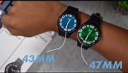 Samsung Galaxy Watch 6 Classic - 43mm vs 47mm SIZE Comparison on WRIST!