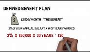What is a Defined Benefit pension?