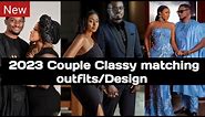 2023 latest couple matching wedding outfit for beautiful couples