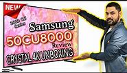 Samsung 50CU8000 Crystal 4K 2023 C Series First Look & Unboxing @TechWay7.0