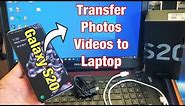 Galaxy S20 / S20+: How to Transfer / Move Photos & Videos to Computer (Laptop, PC)