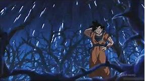 Goku calls nimbus and sings head chala-dbsuper