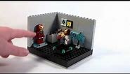 Lego Iron Man basement vignette!