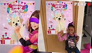 Dog Birthday Party Games, Pin The Hat on The Dog, Dog Themed Pet Party Games Toddlers Preschool Party Supplies Favors for Boys Girls Adults 24 Guests