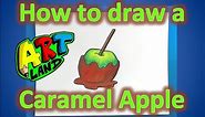 How to Draw a Caramel Apple