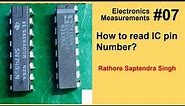 How to Read IC Pin Number ? || IC Pin Identification