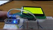 12864B V2.0 LCD display module Arduino demo
