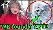 WE FOUND a YETI in OUR Yard! YETI in OUR HOUSE, WE Find Abominable Snowman! YETI Rewind Movie